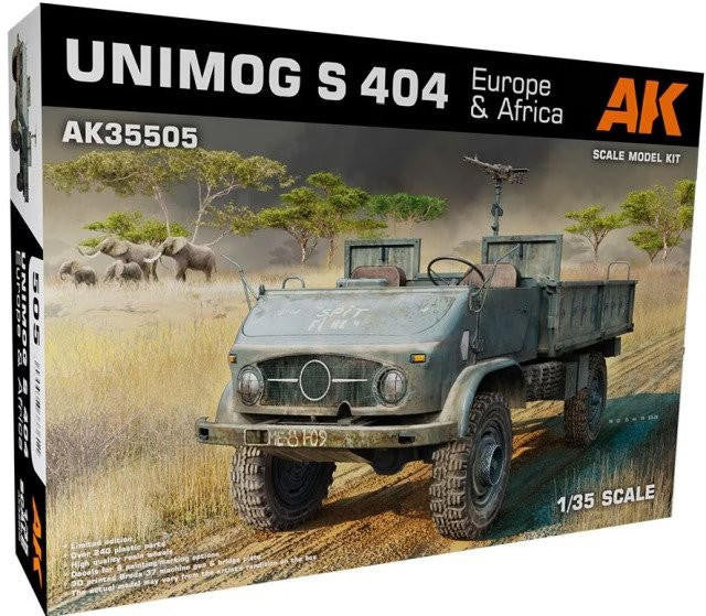 AK Interactive 1/35 Unimog S 404 Europe & Africa 35505